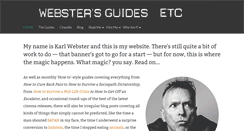 Desktop Screenshot of karlwebster.com